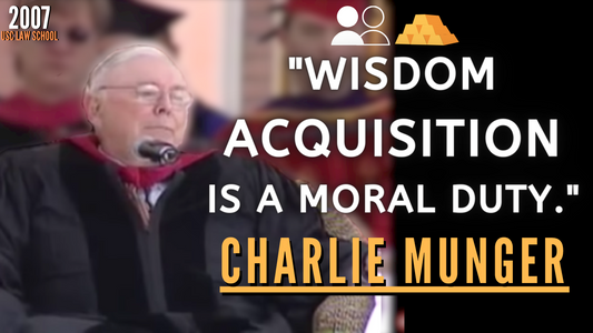 Charlie Munger: "Without Lifetime Learning you are not going to do very well." | USC 2007【Ep.161】