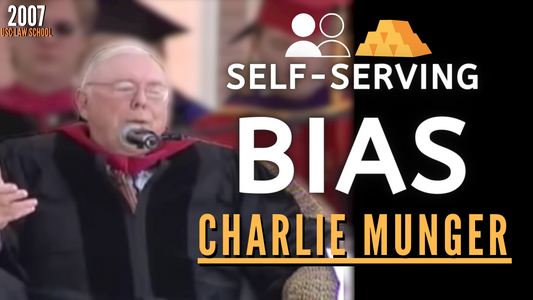 Charlie Munger: "Self-Serving Bias, you want to Get Out of yourself ." | USC 2007【C:C.M Ep.166】