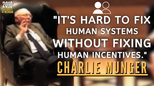 Charlie Munger: How Incentives Shape Behaviour? | University of Michigan 2010【C:C.M Ep.193】