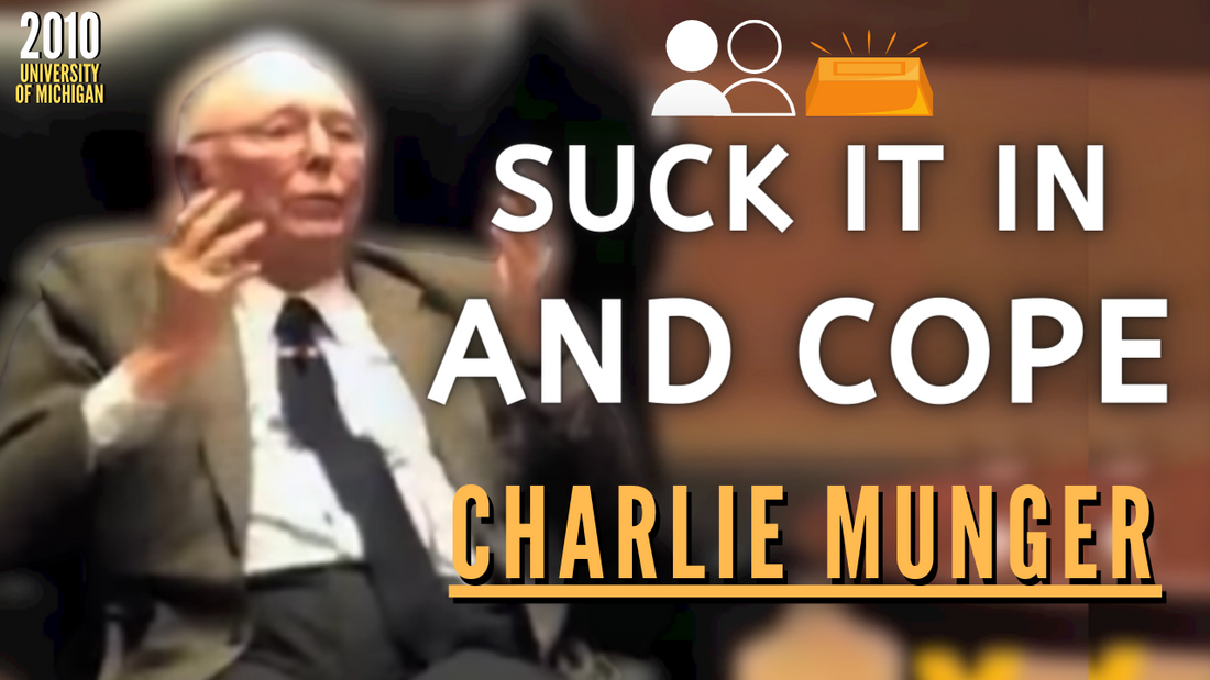 Charlie Munger: "2008 Financial Bailouts were Absolutely Required." | UM 2010【C:C.M Ep.199】