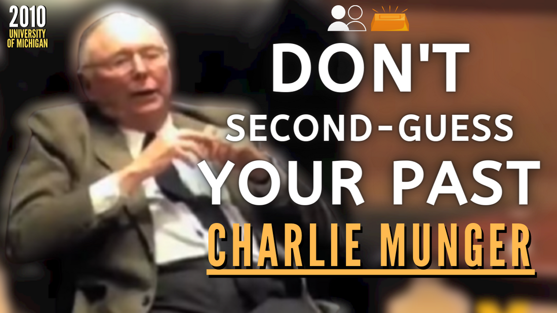 Charlie Munger's Life Advice on Dealing with Regrets. | UM 2010【C:C.M Ep.200】